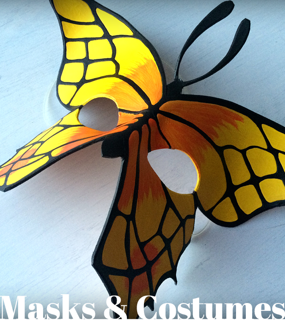 Swallowtail butterfly mask